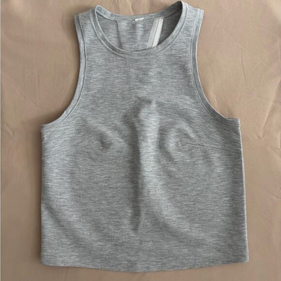 Lululemon Gray Minimal Activewear Split Back Tank Top Size XS - Picture 1 of 5